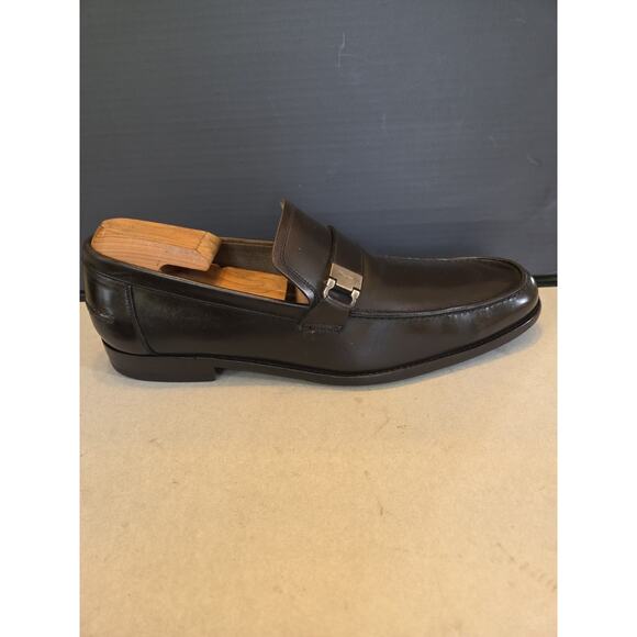 Salvatore Ferragamo Tangeri Mens Black Leather Loafers 10.5 EEPremium Topy Soles main image 7